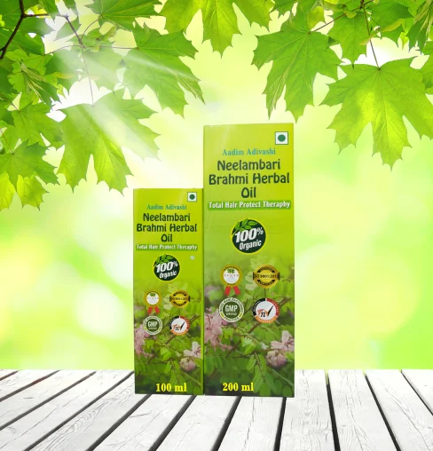 Adim Adivashi Neelambari Brahmi Herbal Hair oil